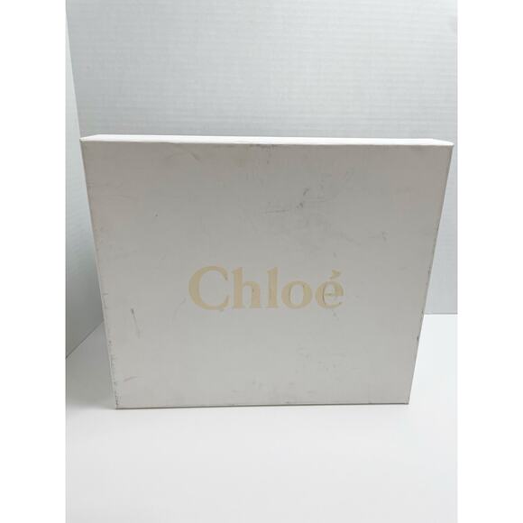 Chloé Oli Slip On Platform Wedge Mule Sandals Metallic Silver Black 40 - Picture 9 of 14